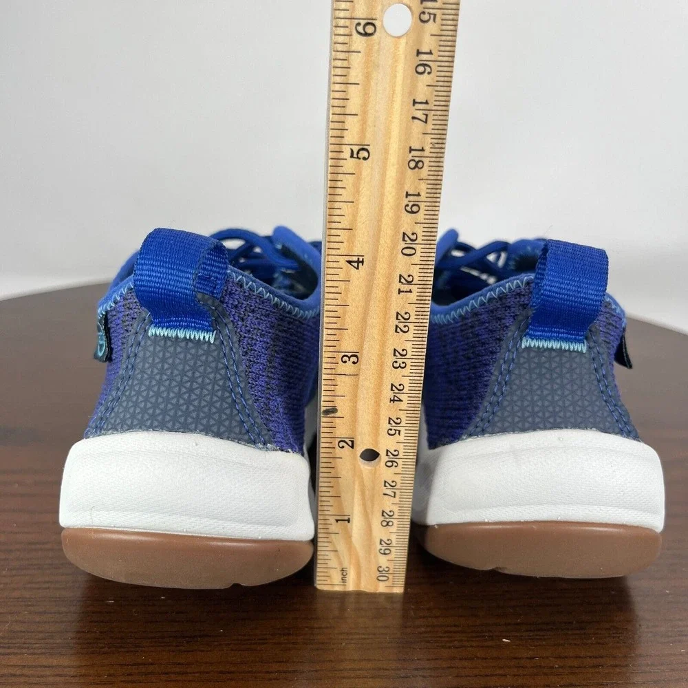 Chaco Torrent Pro Women's Sneaker 6.5 Blue Knit Casual Toggle Lace Shoes J106946